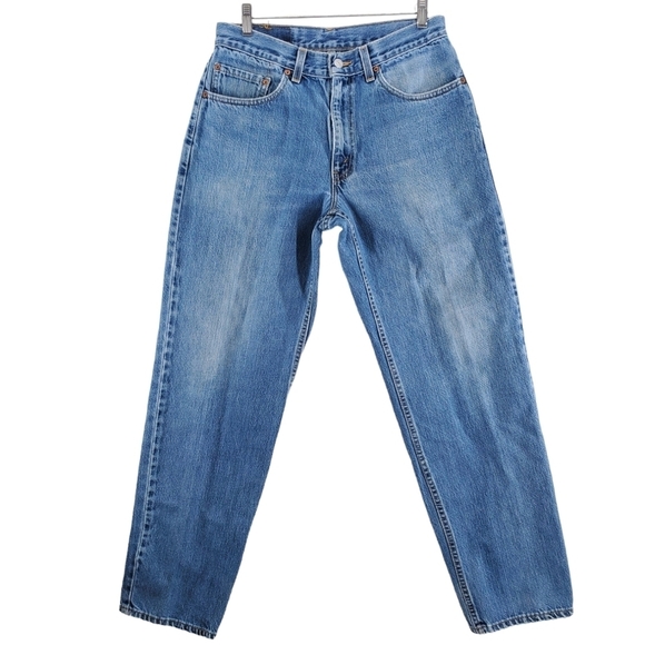 Vtg Levis 550 Jeans Mens 33x32 Blue Relaxed Fit Mid Rise USA Made (30x31)